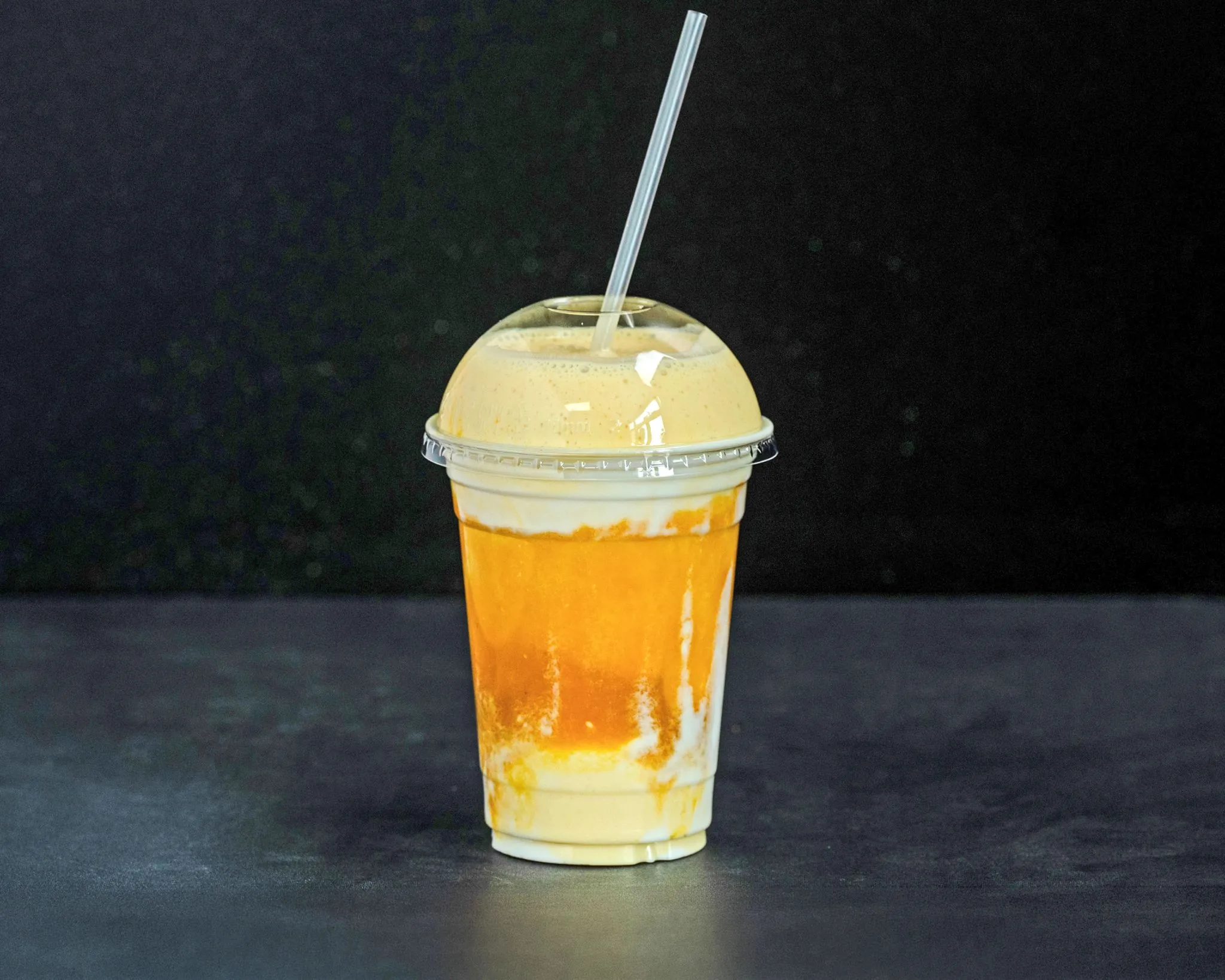Mango Lassi Dessert at Aanchal Indian Restaurant & Bakery Edmonton — Whipped Mango Lassi